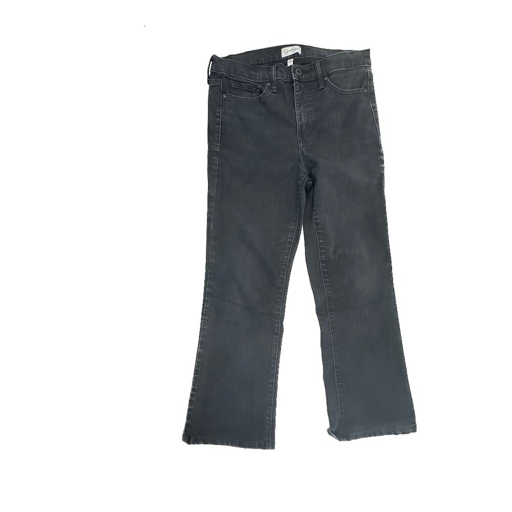 Jessica Simpson Bootcut Crop Women's size 6 Black Denim Jeans